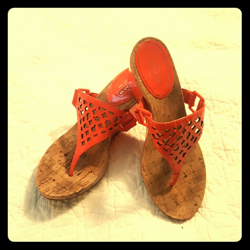 Orange Coach Sandles